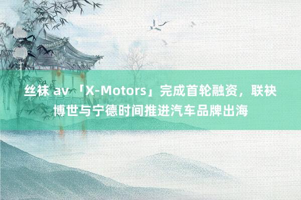丝袜 av 「X-Motors」完成首轮融资，联袂博世与宁德时间推进汽车品牌出海